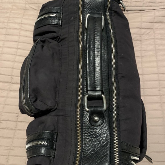 D&G versatile canvas and leather trim backpack main image 5